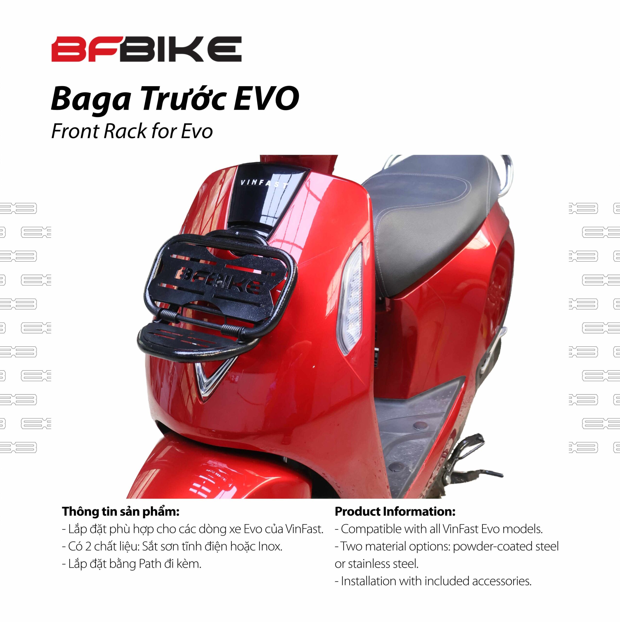 Baga trước xe Evo